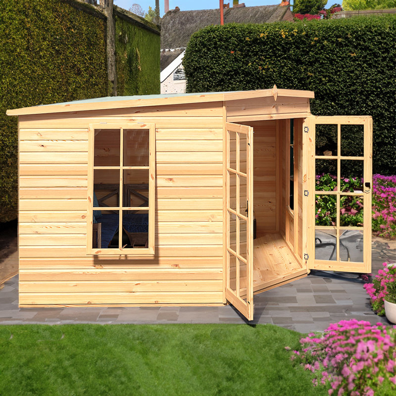 Handmade 10 x 10 Ft Corner Summer House, No