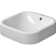 Happy D. Ceramic Square Vessel Bathroom Sink with Overflow