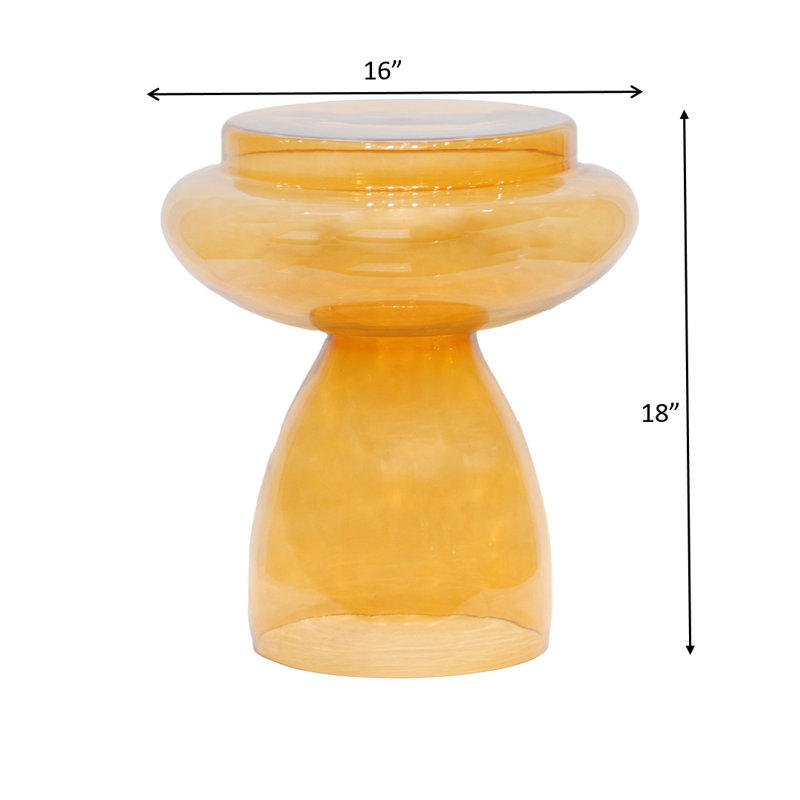 Table en verre Solara Honey