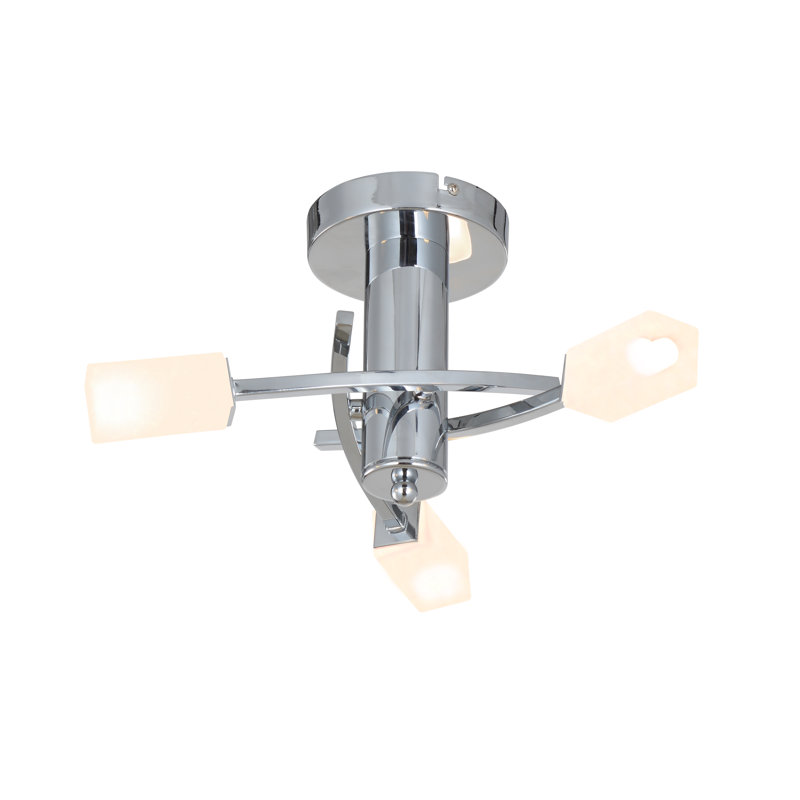 Kaylah Glass Semi Flush Mount