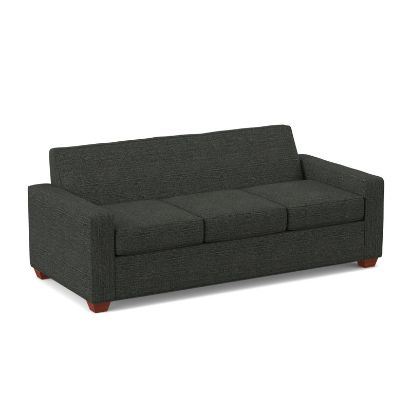 Avery 80" Square Arm Sofa with Reversible Cushions, BM Cherry, Antic Pepper