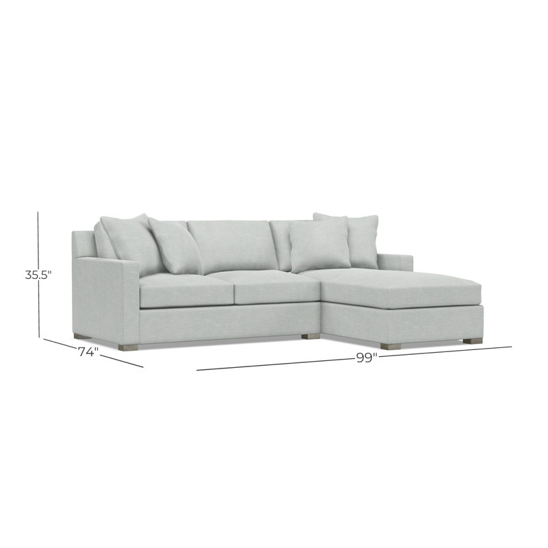 Kelsey Fabric 2 Pc Sectional, 5555-010