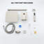 2-Function Concealed Pressure-Balance Valve Shower Set with Stainless Steel Square Top