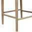 Tabouret de comptoir en tissu galet (ensemble de 2)