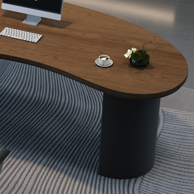 Modern light luxury office desk