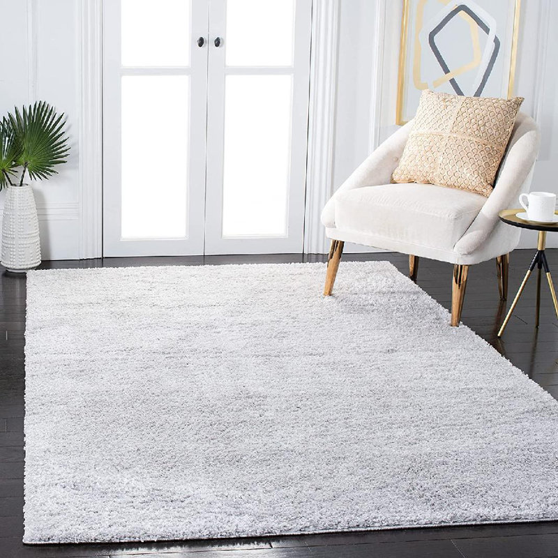 Tapis à poils longs Aidoo, Rectangle 5 pi 3 po x 7 pi 7 po