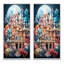 «Castles Whimsical Wonder Pastel I», 2 pièces-275191061-275191060