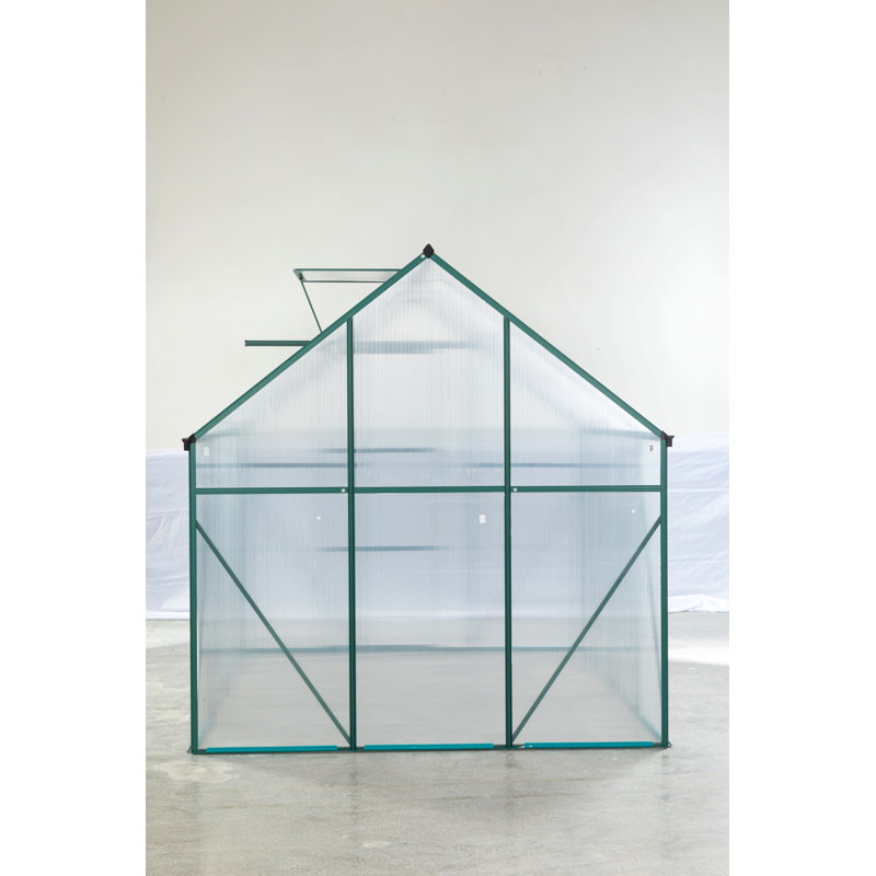 Outdoor Patio Greenhouse, Green, 89.5''H x 94.5''W x 97.75''D