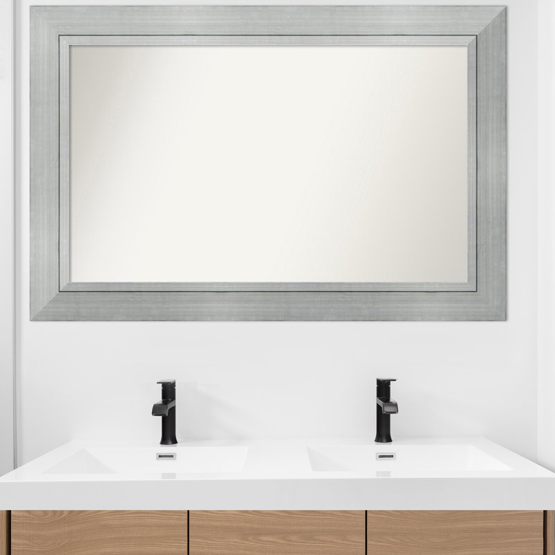 Yousef Solid Wood Wall Mirror, Rectangle, 31.25" x 47.25"