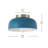 1-Light E26 Dome Modern Industrial  Close to Ceiling Semi-Flush Mount Light Fixtures