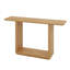 Console avec coins arrondis, base en U pour un placement facile, table minimaliste élégante-405962276