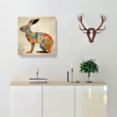 Hare Constructivism No.2 - Wrapped Canvas