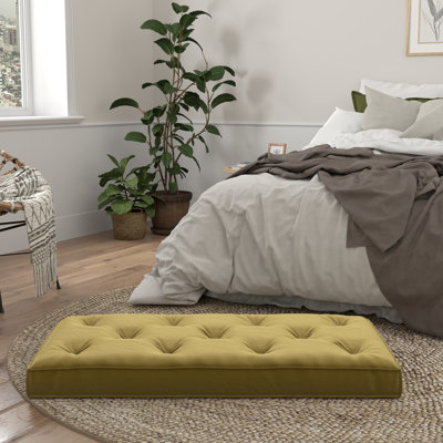 Fonz Polyester/Velvet Oversized Floor Pillow