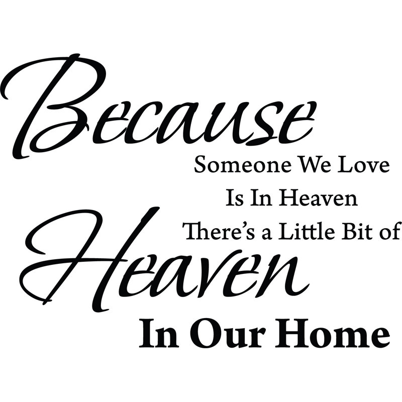 Text & Numbers Wall Decal, Black, 16" H x 22" W