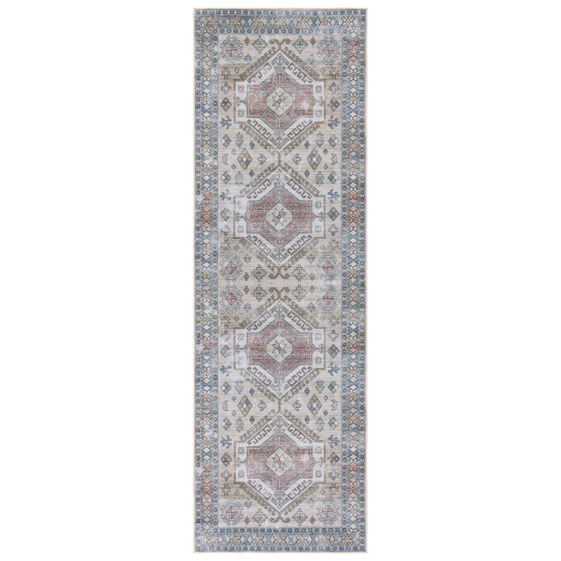 Tucson Performance Machine Washable Oriental Rug, Runner 2'6" x 8'