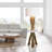 Frates 60'' Natural Tray Table Floor Lamp