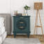 Commode à 3 tiroirs creux avec poignées en métal pour le salon et la chambre à coucher