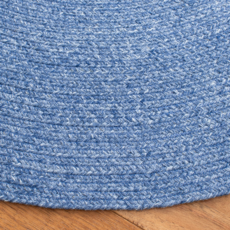 Wantaugh Hand Woven Performance Solid Color Rug, Round 10'