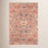 Reese Red Gold Hand-Knotted Cotton Floral Rug