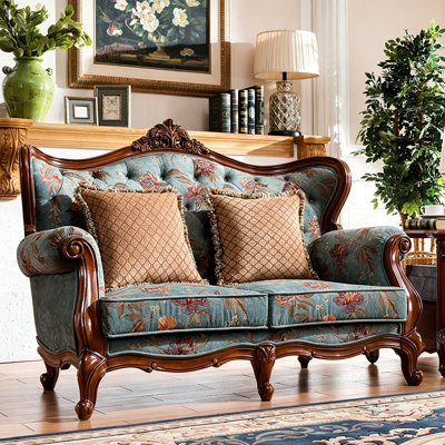 American-style light luxury fabric sofa