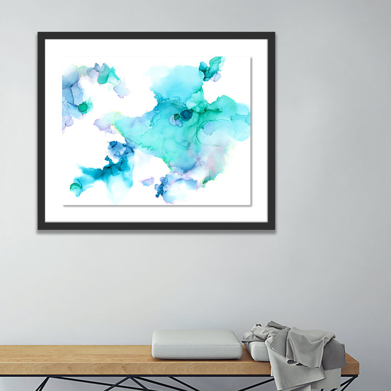 Ethereal Print by Julie Pelaez, Black, 40" H x 48" W x 2.5" D
