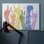 Rainbow Peace Love Caring Hand Signs ASL par Grace Popp - reproduction d'art
