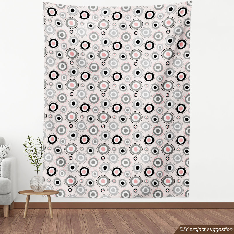 Tissu géométrique Ambesonne, l 36 po x L 58 po