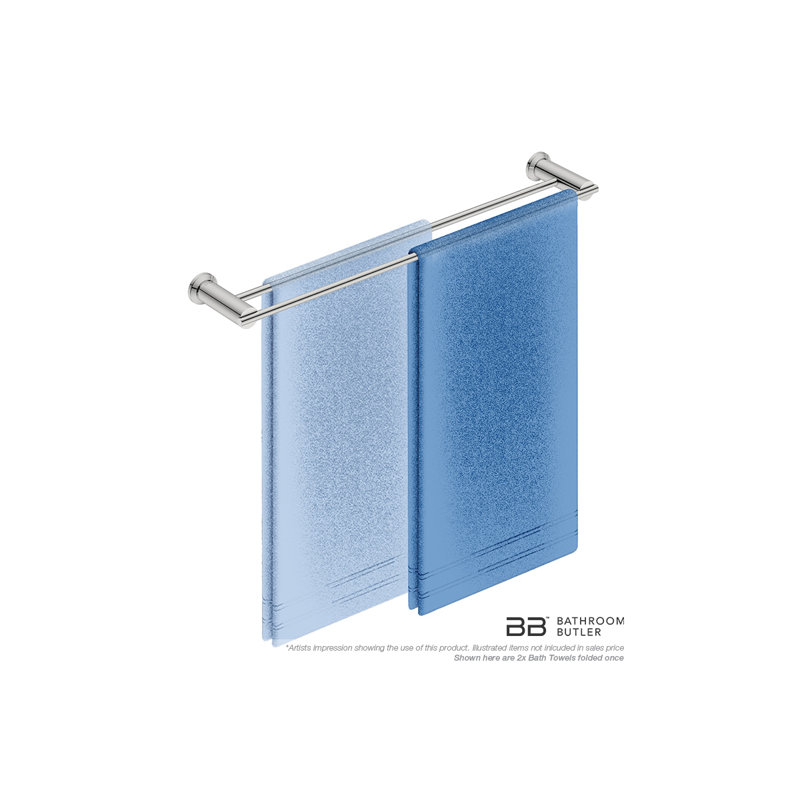 Double Wall Mounted Towel Bar