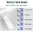 Smart Toilet With Bidet Functionality - Auto Open/Close, Foot Sensor, Strong Flushing, White Modern Bathroom Move Wash Functionality,