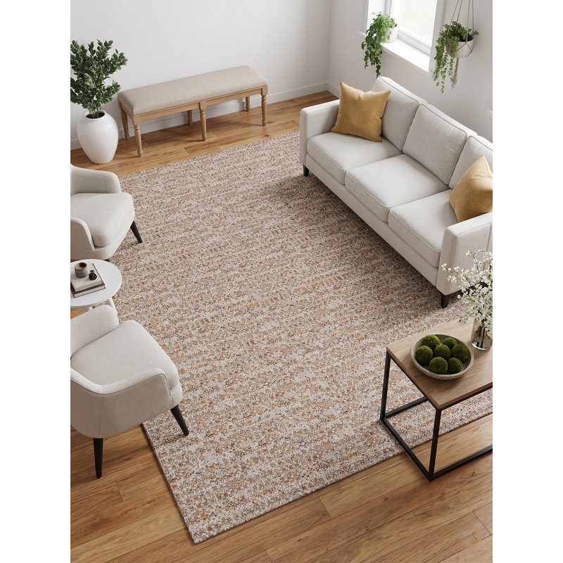 Sharm Rectangle Area Rug in Orange, Rectangle 12' x 15'