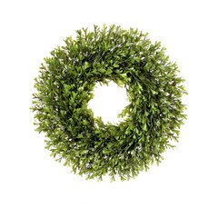 Set of Three Boxwood Wreaths with Red Ribbons – The Well Appointed