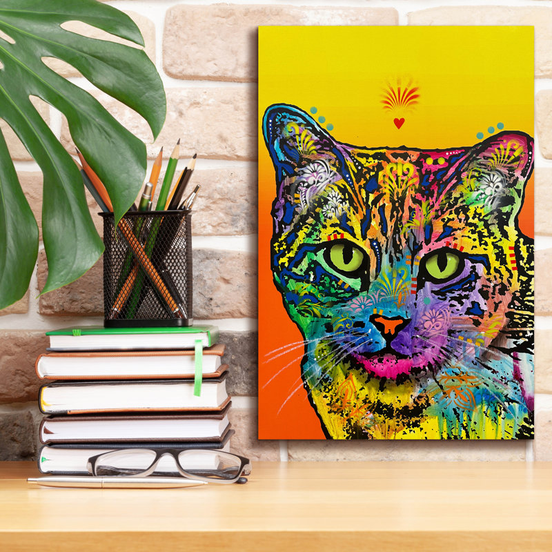 «Tiger At Heart» par Dean Russo, H 18 po x l 12 po x P 0,75 po