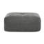 Pouf en velours côtelé gris-1744924764