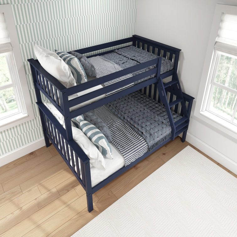Bolles Twin Over Full Solid Wood Standard Bunk Bed