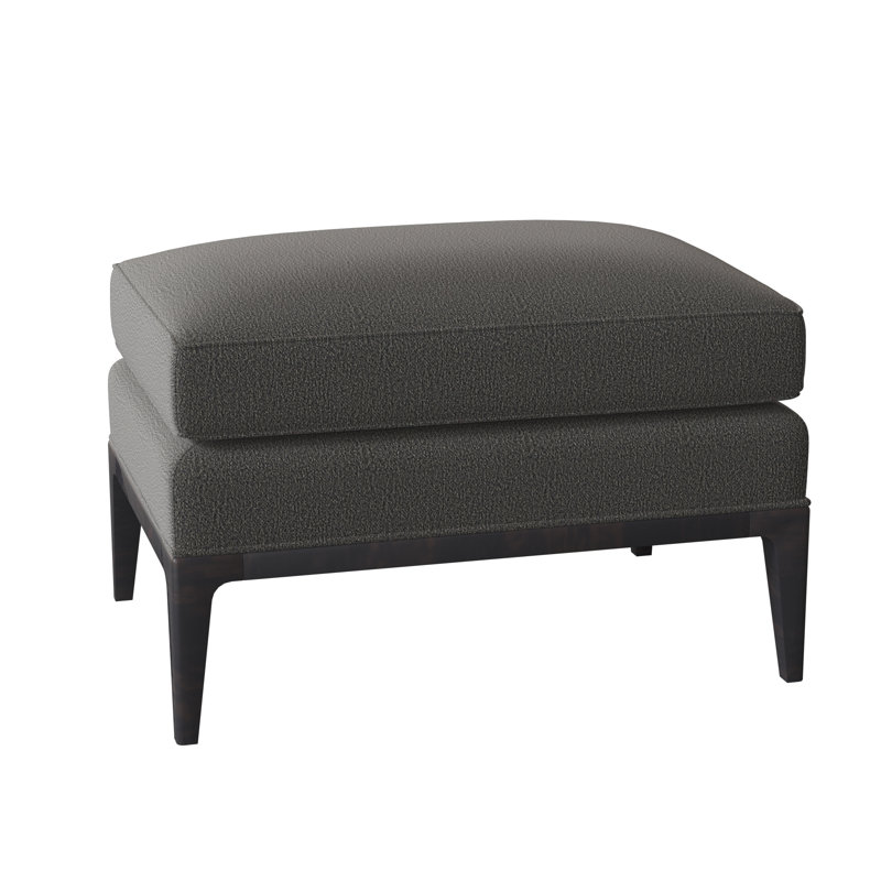 Claxton Ottoman, Espresso, Venice Linen