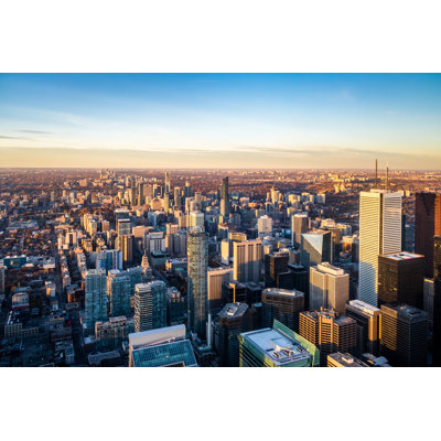 View Of Toronto City by Diegograndi - Wrapped Canvas Print