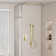 Camino 20"X14" Flush-Mount Rainfall Complete Shower System with Silde Bar and 64 Colors LED