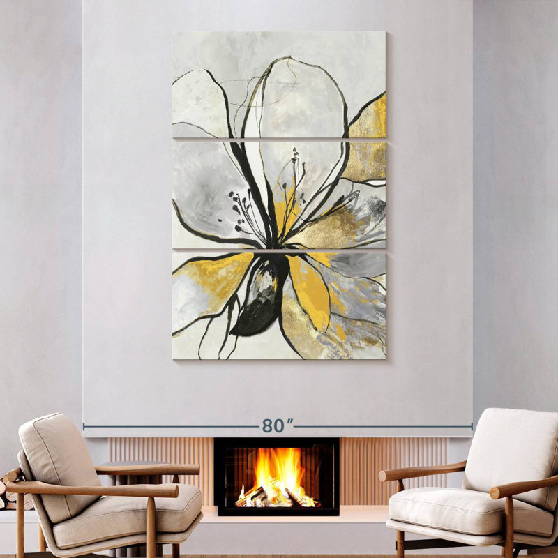 Harnek Outline Floral II, version jaune