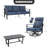 4-Piece Sofa Set With Swivel Rocking Sofa Chairs, Powder-Coated Aluminum Frame, High-Back Design, 4.72” Zippered Cushions For Garden-960246308