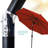 Jericho 96" Market Umbrella with Solar-Powered LEDs - Burnt Orange-1124638267