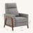 Vivian Push Back Recliner In Performance Fabric - Ashen-1130602480
