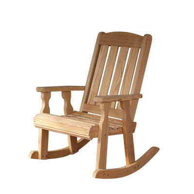 Heavy Duty 600 Lb Mission Treated Rocking Chair