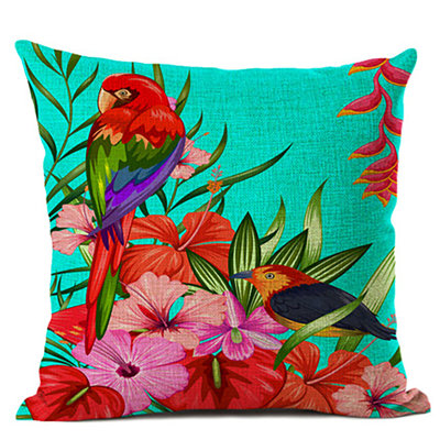Abstract Linen Pillow Cover