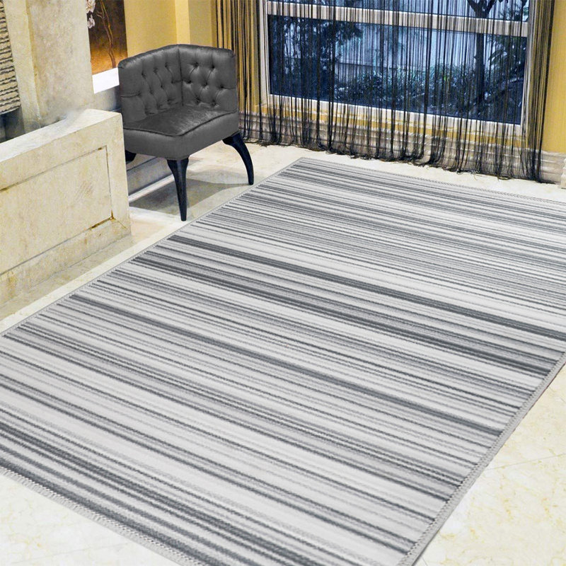 Tapis gris bouclé Haight, Rectangle 4 pi x 6 pi
