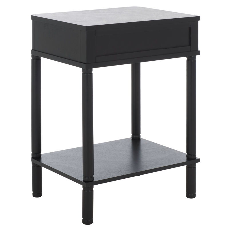Thurston End Table, Matte Black
