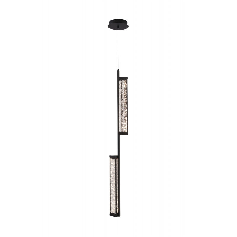 Luminaire suspendu 2 lumières Metropole