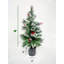 Arbre de Noël artificiel 2,8 pi avec baies et pommes de pin
