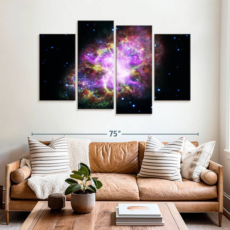 Oberle Sparkling Crab Nebula, 42" H x 68" W