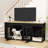 86.7" Double Dog Crates Furniture, Large Farmhouse Dog Kennel With 4 Drawers As Tv Stand, Heavy Duty Dog Cage For 2 Large Dogs-1505719328