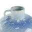 Hennecy Ceramic Ombre Decorative Blue Vase with Unique Texturing